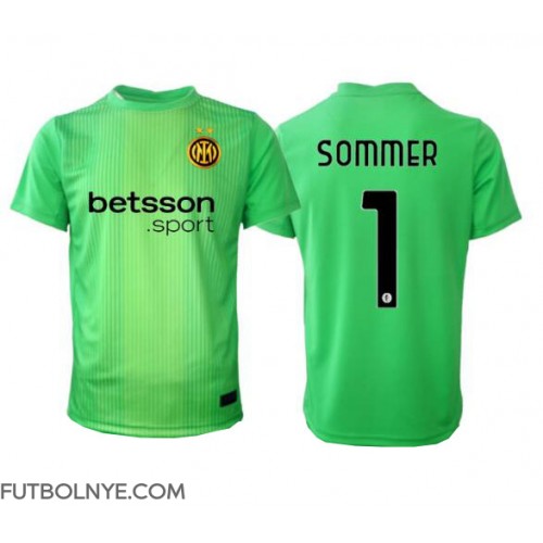 Camiseta Inter Milan Yann Sommer #1 Portero Tercera Equipación 2025-26 manga corta